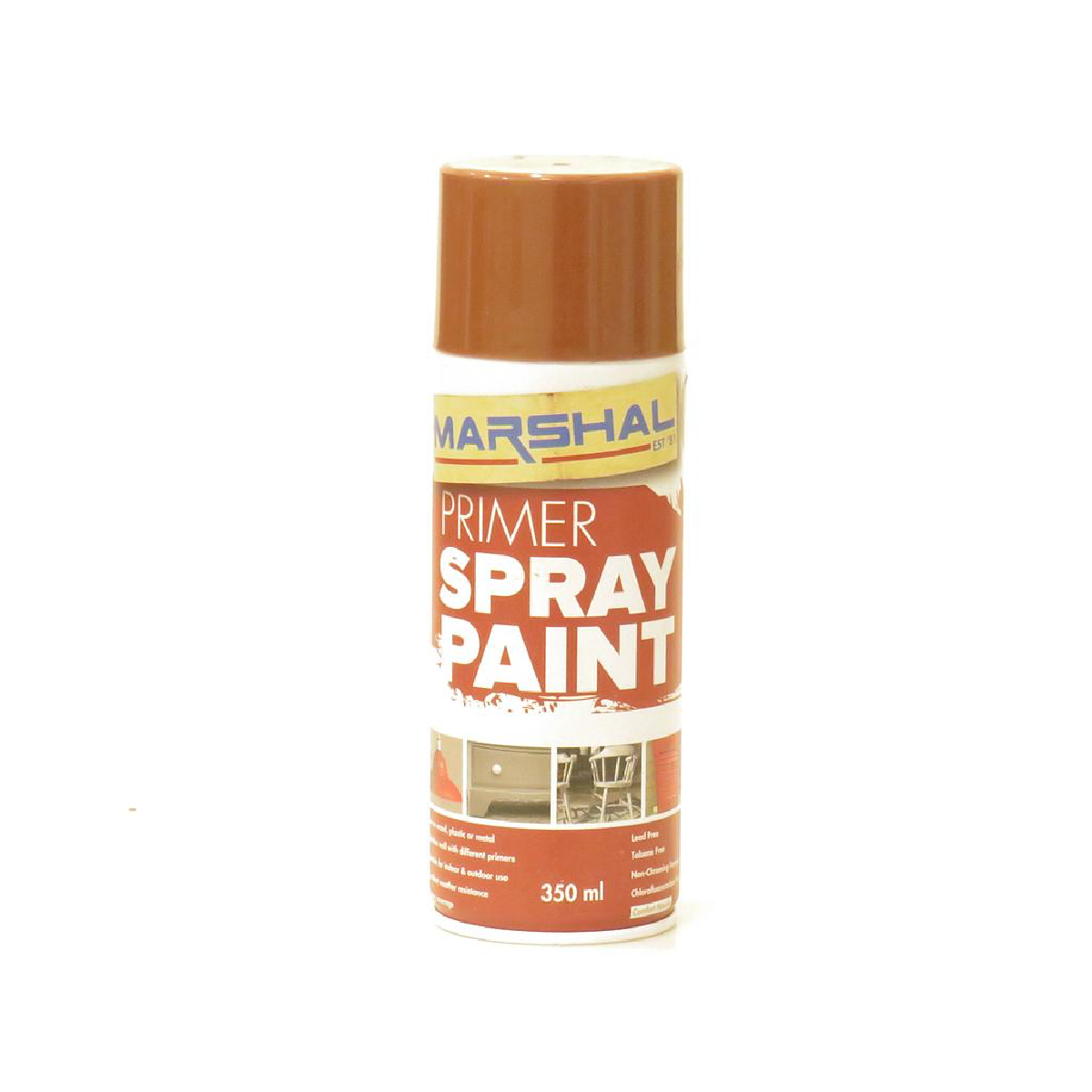 Marshal Spray Paint 350ml Red Oxide Primer