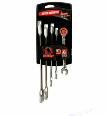 Ratchet wrench spanner set [5pce]