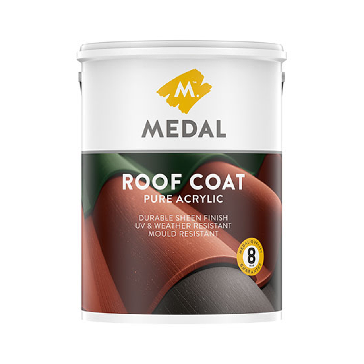 Medal Paints Roof Coat Sheen Red Oxide 20L