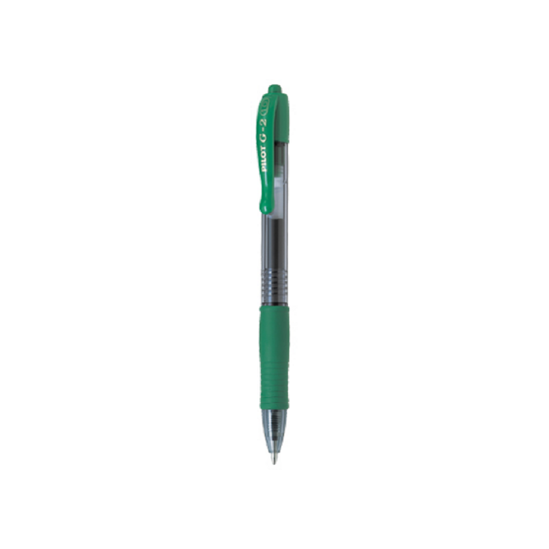 Pilot G2 10 Gel Broad Nib Retractable Pen Green
