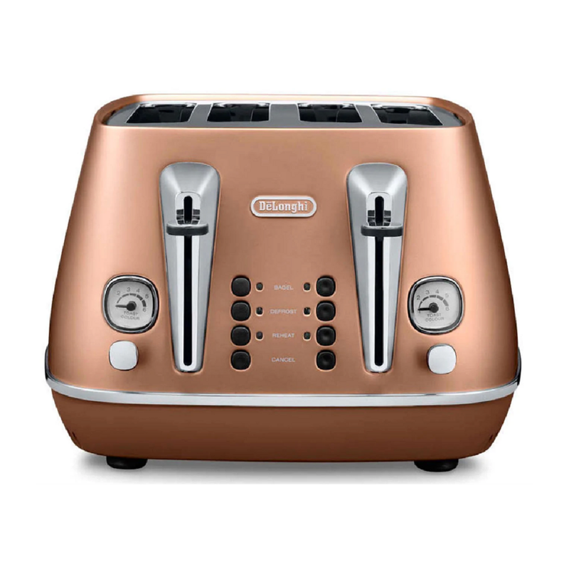 Delonghi Distinta Toaster 4 Slice Copper (Rose Gold)