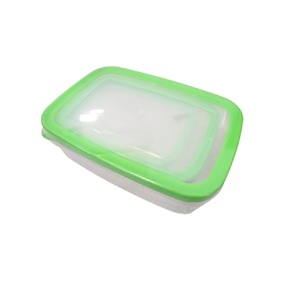 Container Set 3pc with Tpe Seal Neon Green
