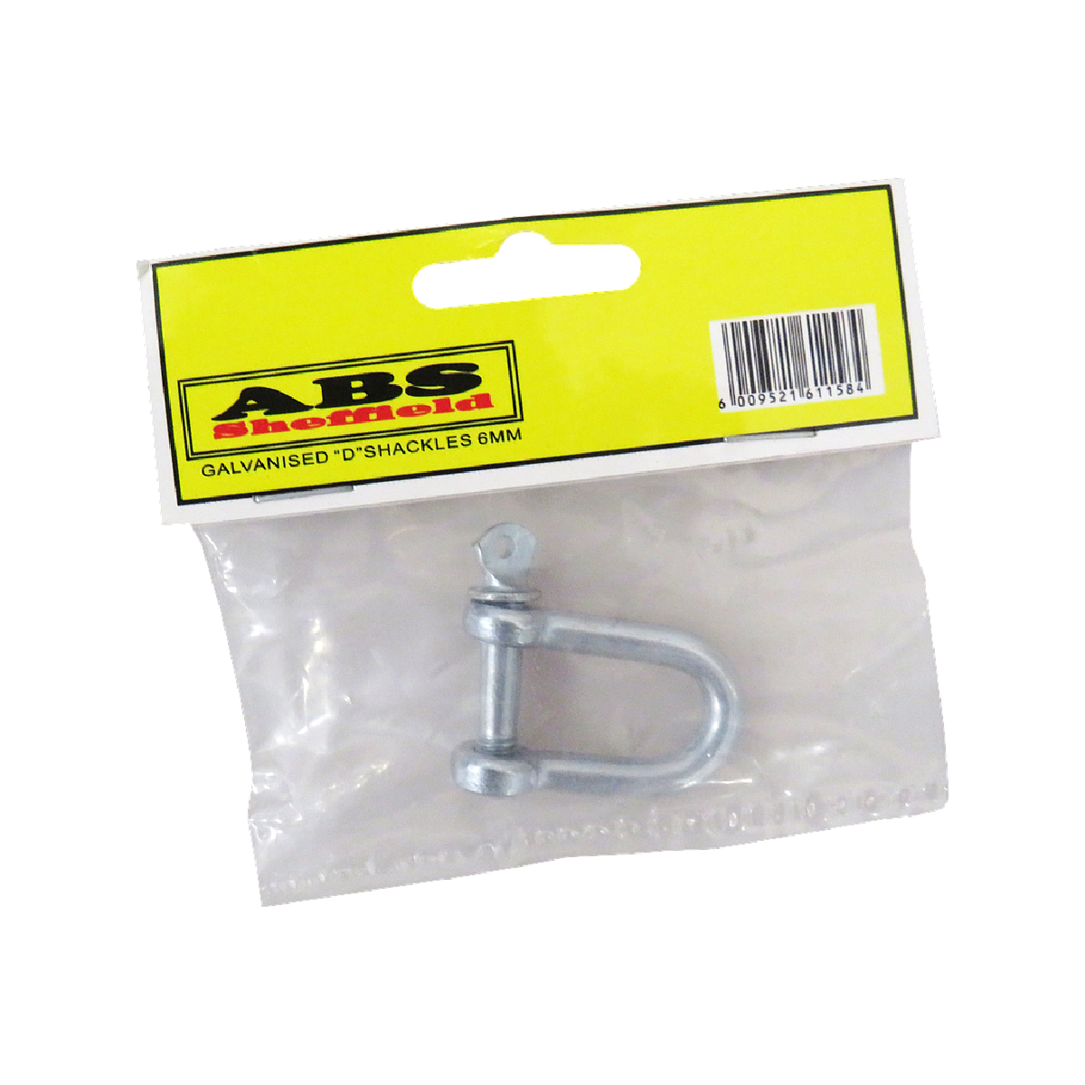 D Shackle Galvanized 6mm