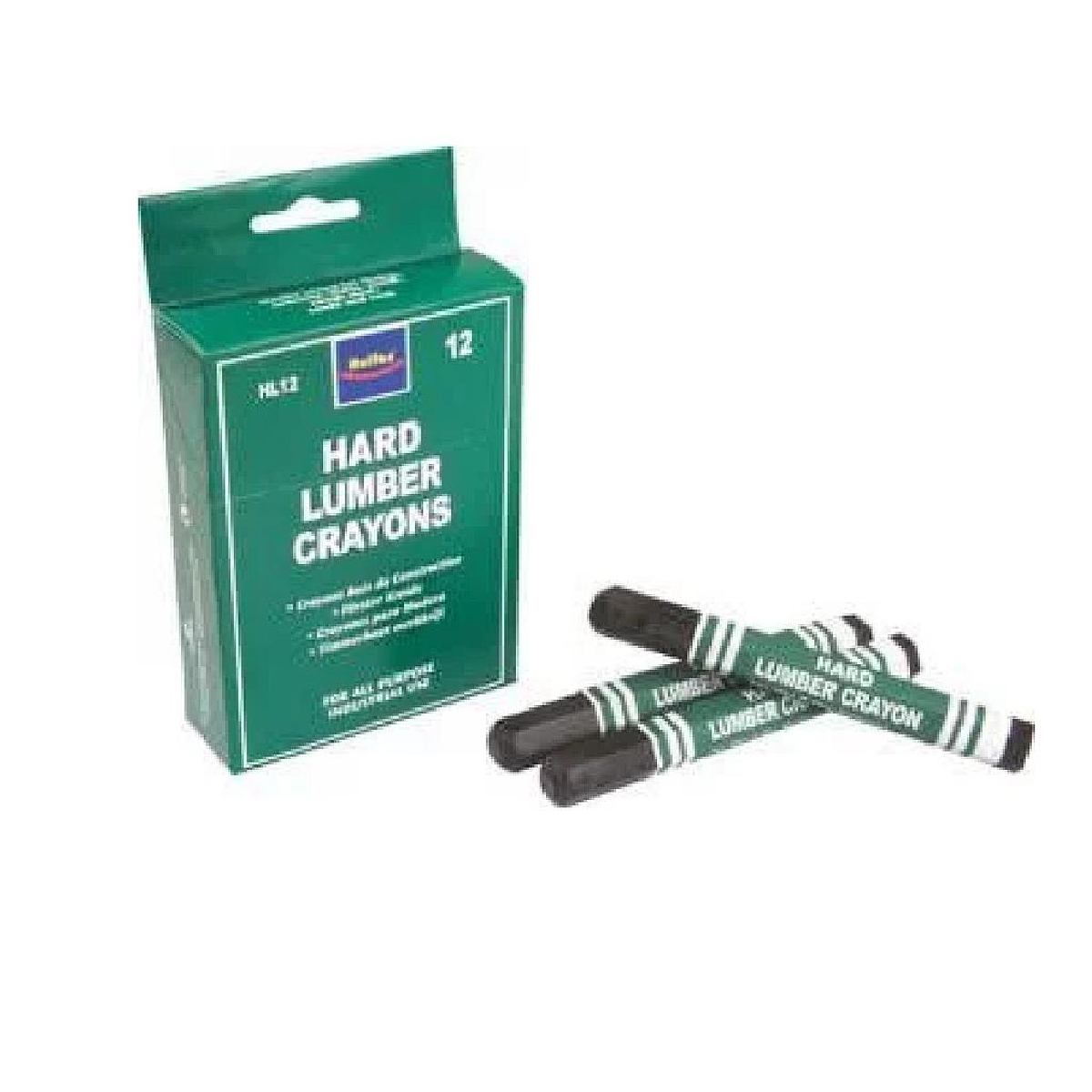 Rolfes Hard Lumber Crayons Black Box Of 12