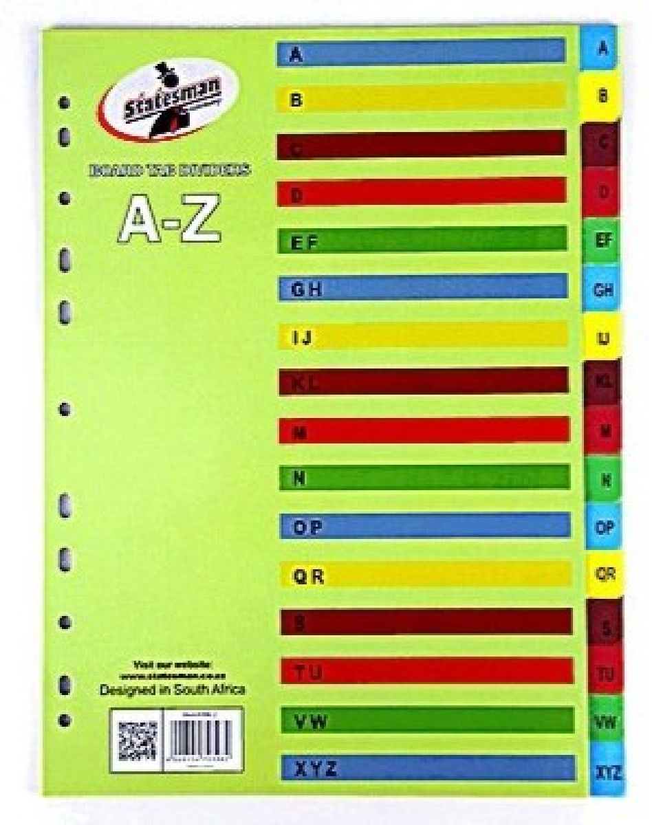 Board File Dividers AZ