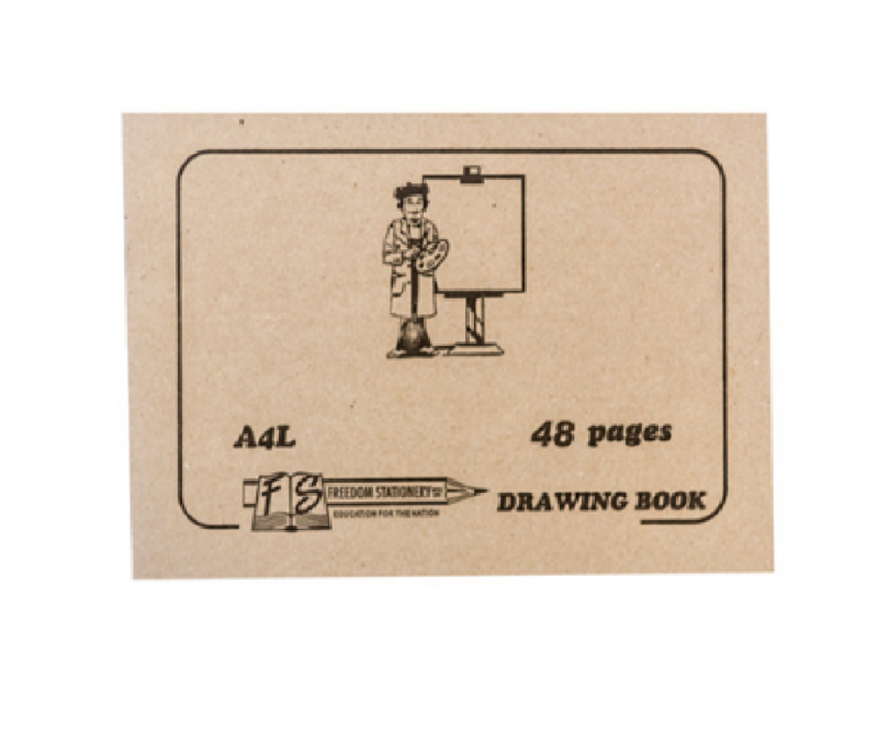Freedom Stationery 48 Pages A4L Drawing Books No Tissue