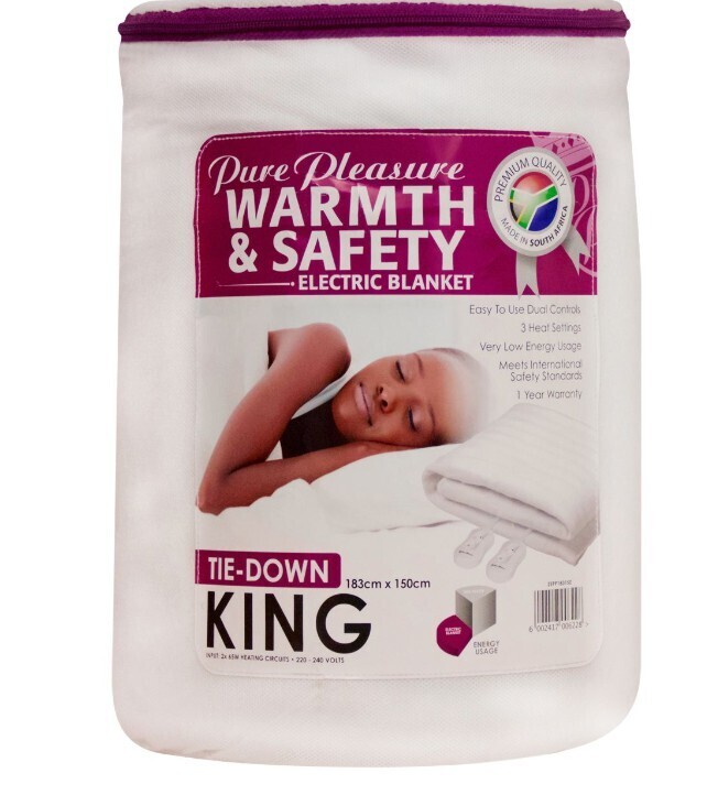 Pure Pleasure Non Fitted Electric Blanket King