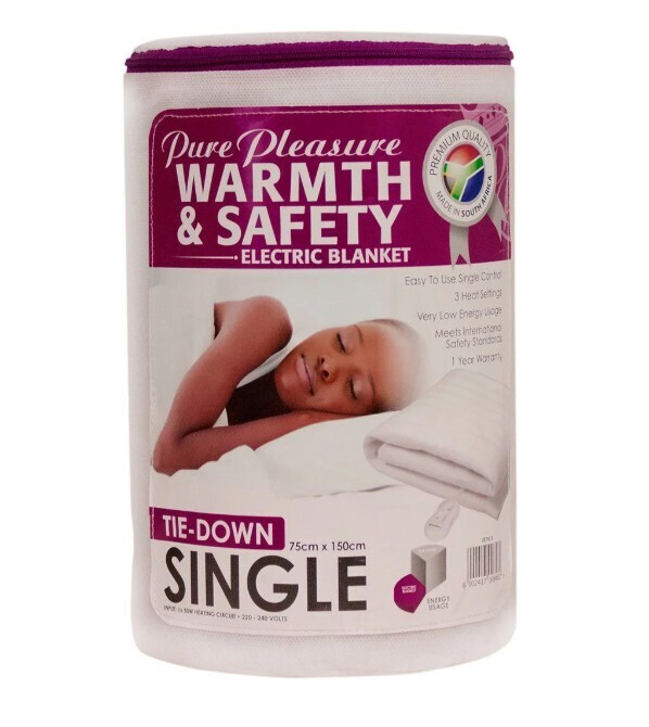 Pure Pleasure Non Fitted Electric Blanket Single