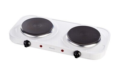 Sunbeam Solid Hot Plate Double White