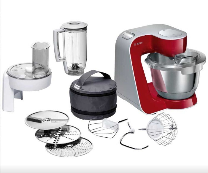 Bosch Kitchen Machine Deep Red / Silver