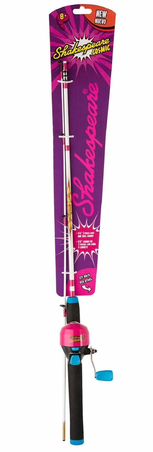 2pc 4 6 Shake Cosmic ML Spin Rod Combo raspberry