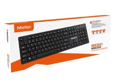 Meetion Wireless Standard Chocolate Keyboard WK841