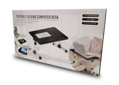 Portable Folding Computer Desk Black