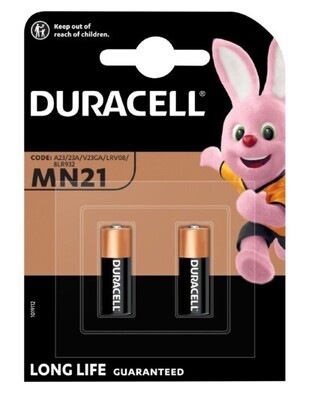 Duracell Portable Power Batteries MN21 , 2 Pieces