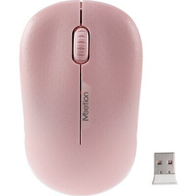 Meetion Wireless Mouse 2.5 GHZ Pink