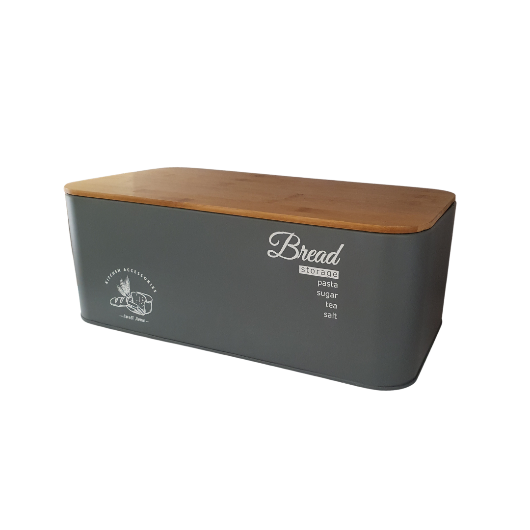 Bread Bin Bamboo Lid