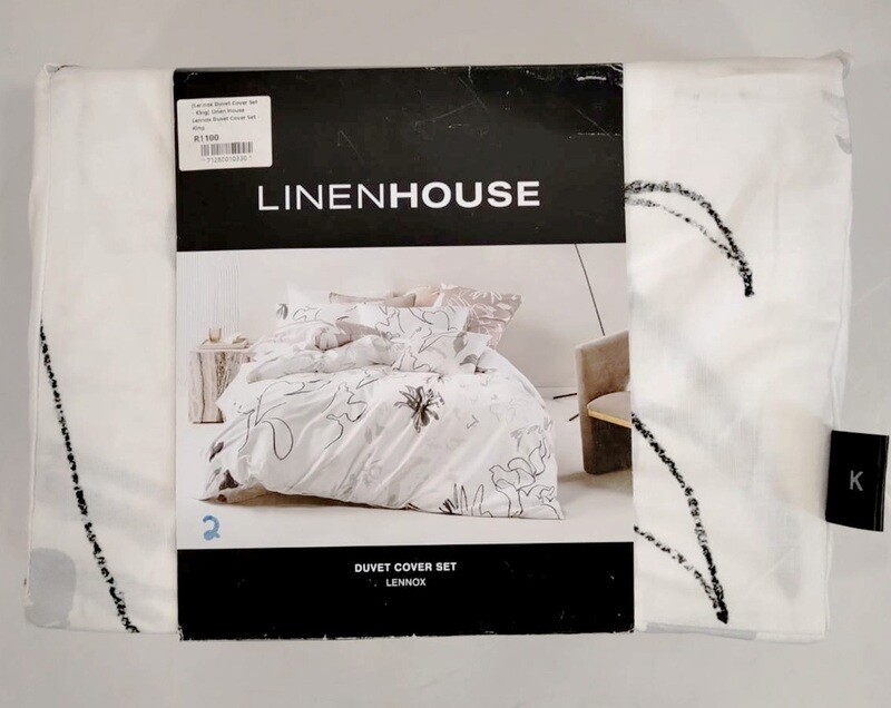 Linen House Lennox Duvet Cover Set King