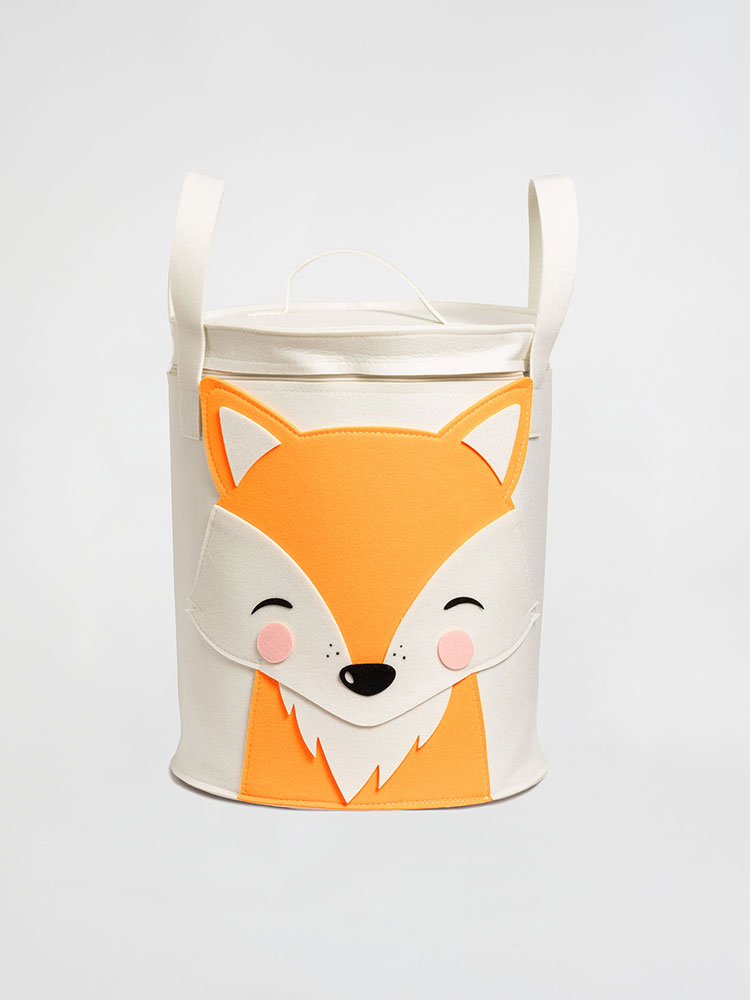 Storage Basket 33x40 Finely Fox Natural