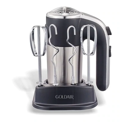 Goldair Stainless Steel Hand Mixer and Stand