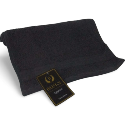 Egyptian Guest Towel Black