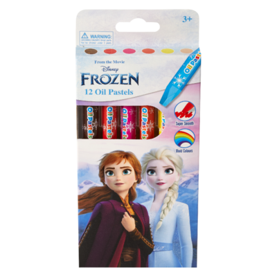 Frozen Multi Colour Oil Pastels 12