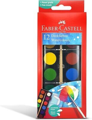Faber Castell 12 Colour Paint Set