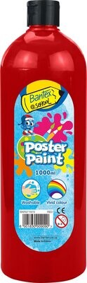 1L Red Poster Paint