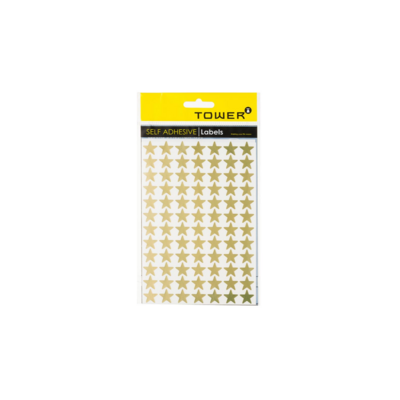 Tower Gold Star Stickers