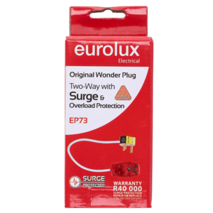 Eurolux Wonder Plug with Two Way Surge and Overload Protection