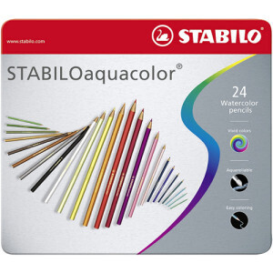 Stabilo Aquacolor Box of 24