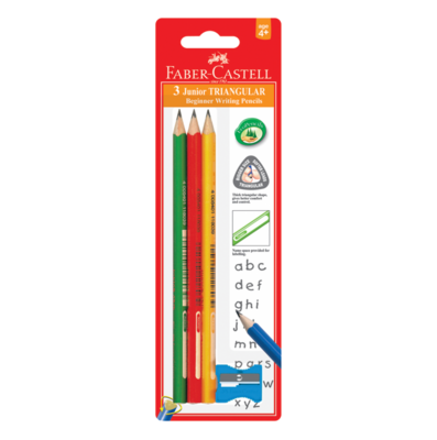 Faber-Castell Junior Triangular Writing Pencils