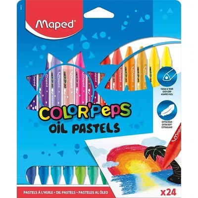 Maped Color&#39;peps Oil Pastels 24&#39;s