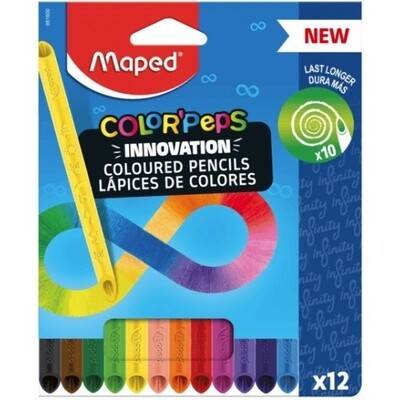 Maped Color&#39;peps Innovation Color Pencils 12&#39;s