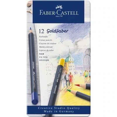 Faber-Castell 12 Goldfaber Colour Pencils