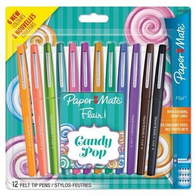 Paper Mate Flair Candy Pop Felt Tip Pens