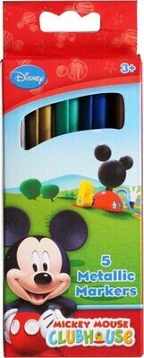 Mickey Mouse Club House Metallic Markers 5s