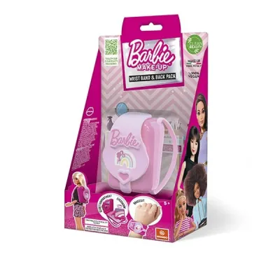 Babrbie Wrist Band + Backpack Cosmetic Set 2s