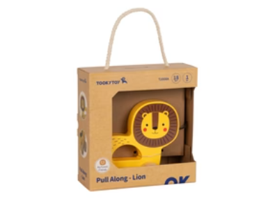 Tookytoy Pull Along Lion Toy