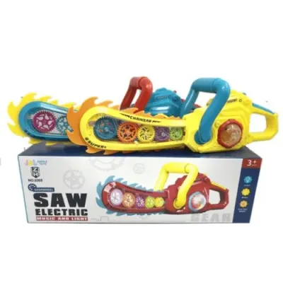 Gear Wheel Electric Saw with Music and Lights