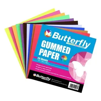 Butterfly Gum Paper Square 150 x 150