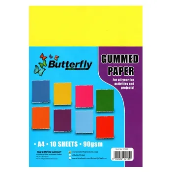 Butterfly A4 Gum Paper