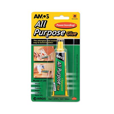 Amos All Purpose Clear Glue 30ml