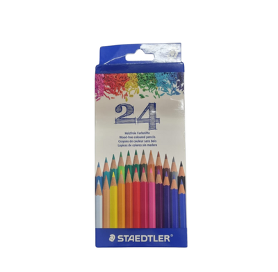 Staedtler Wood Free Colour Pencils 24&#39;s