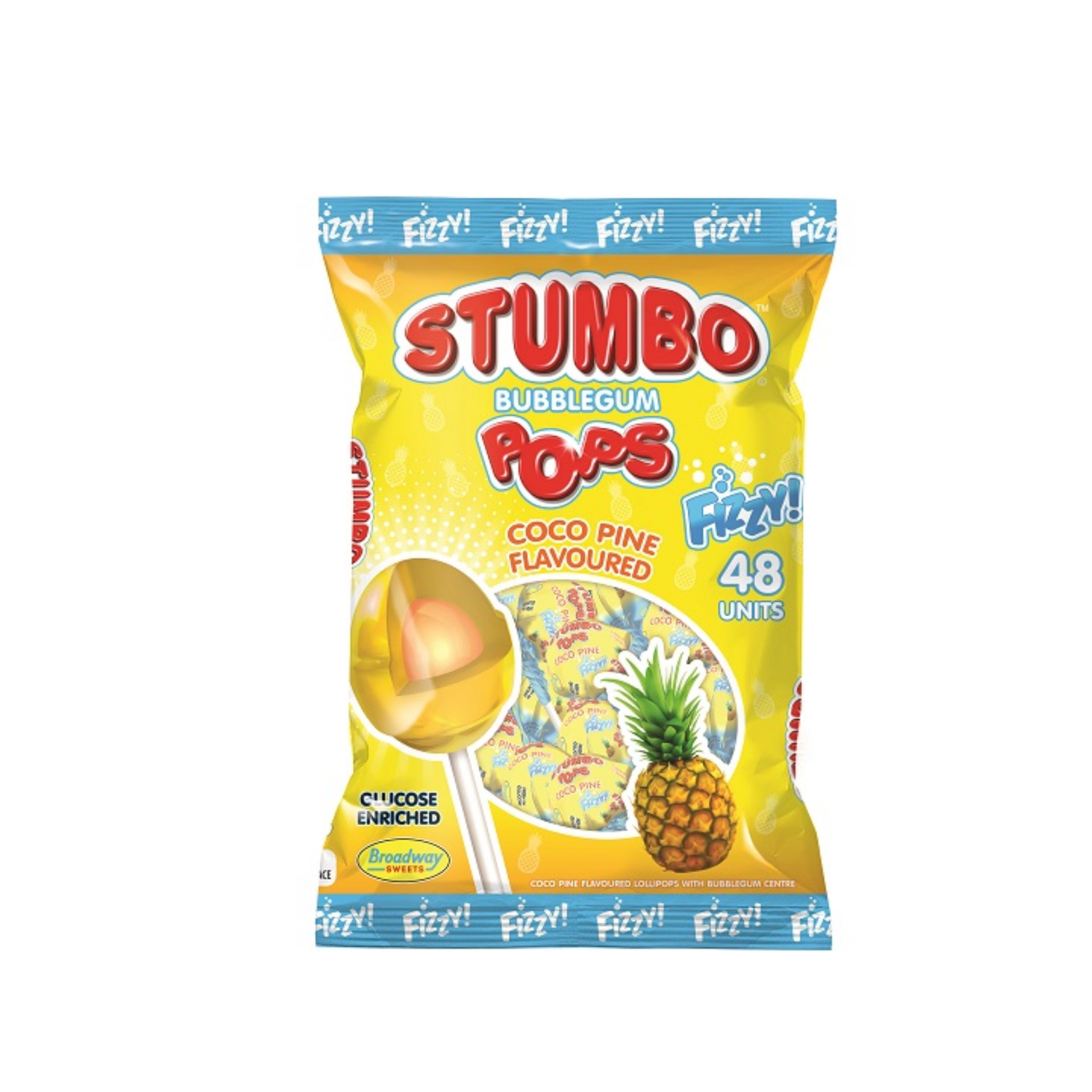 Stumbo Cocopine Lollipop 48&#39;s