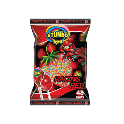 Stumbo Racing Red Lollipops 48&#39;s