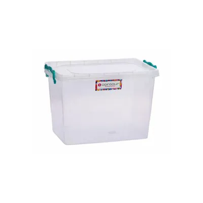 Storage Box Clear Plastic 13Lt