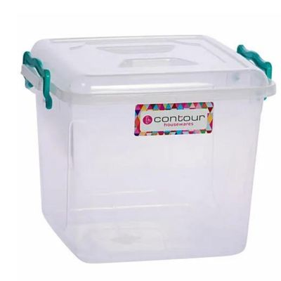 Storage Box Clear Plastic 8.5Lt