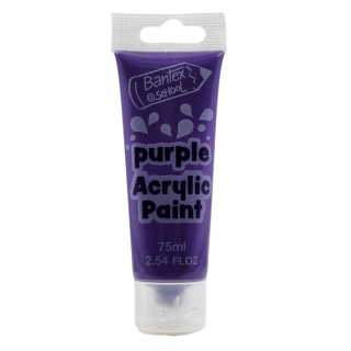 Bantex 75ml Purple Acrylic Paint