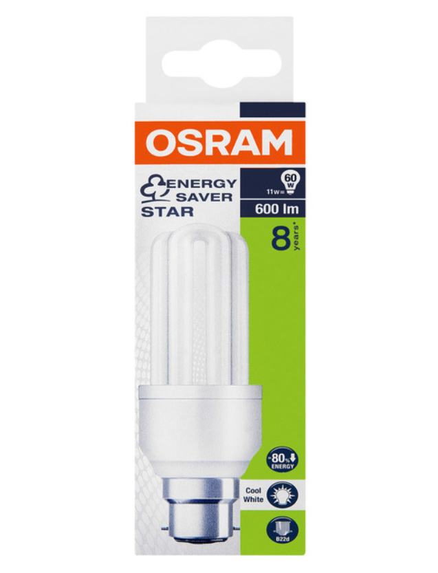 Osram Energy Saver Cool White BC 11W