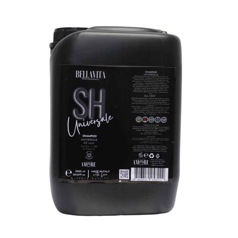 BELLAVITA SHAMPOO UNIVERSALE 5000ml- That's Amore Pet